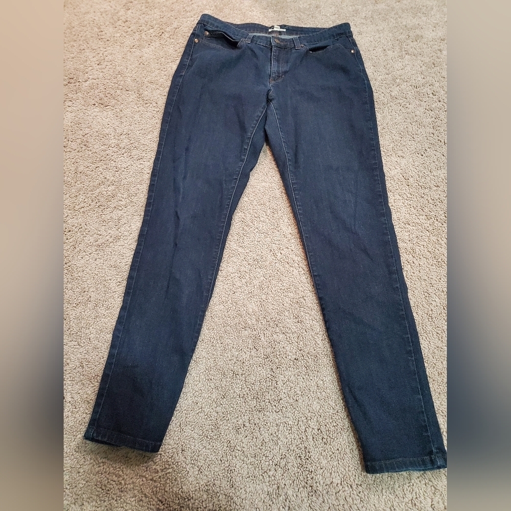 Eileen Fisher Women's Skinny Jeans - Dark Blue